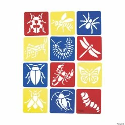 Best Pirce 🎁 Big Bug Stencils - 12 Pc. 🔔
