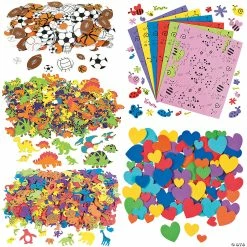 Best Pirce 🥰 Bulk Foam Self-Adhesive Shapes Kit - 2532 Pc. 👍