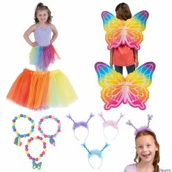 Budget 😀 Butterfly 👗 Dress-Up Kit - 36 Pc. ⭐
