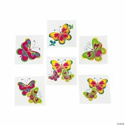 Best Sale 🌟 Butterfly Temporary Tattoos - 72 Pc. 🛒