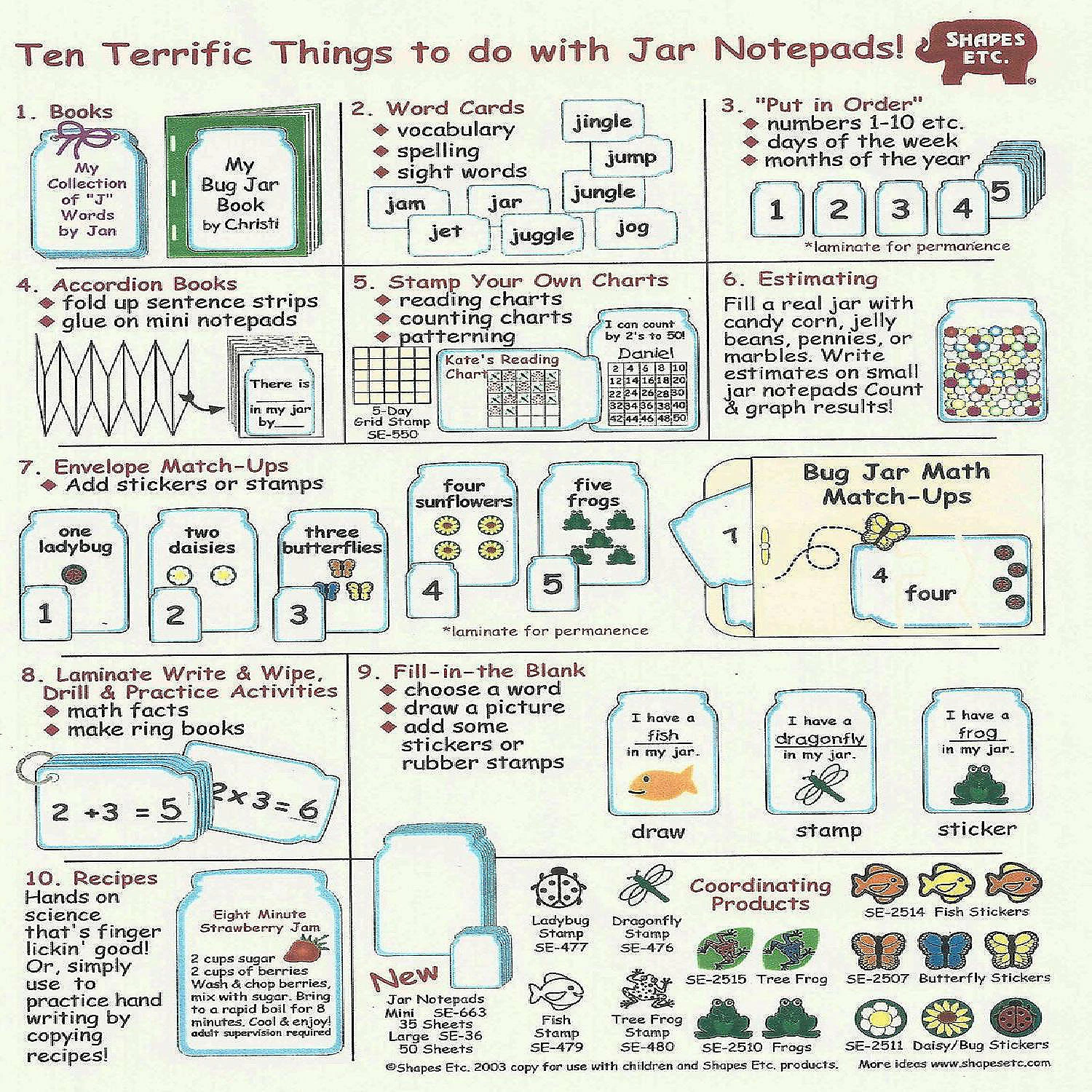 Cheap π― Creative Shapes Etc. - Large Notepad - Jar π - Image 2