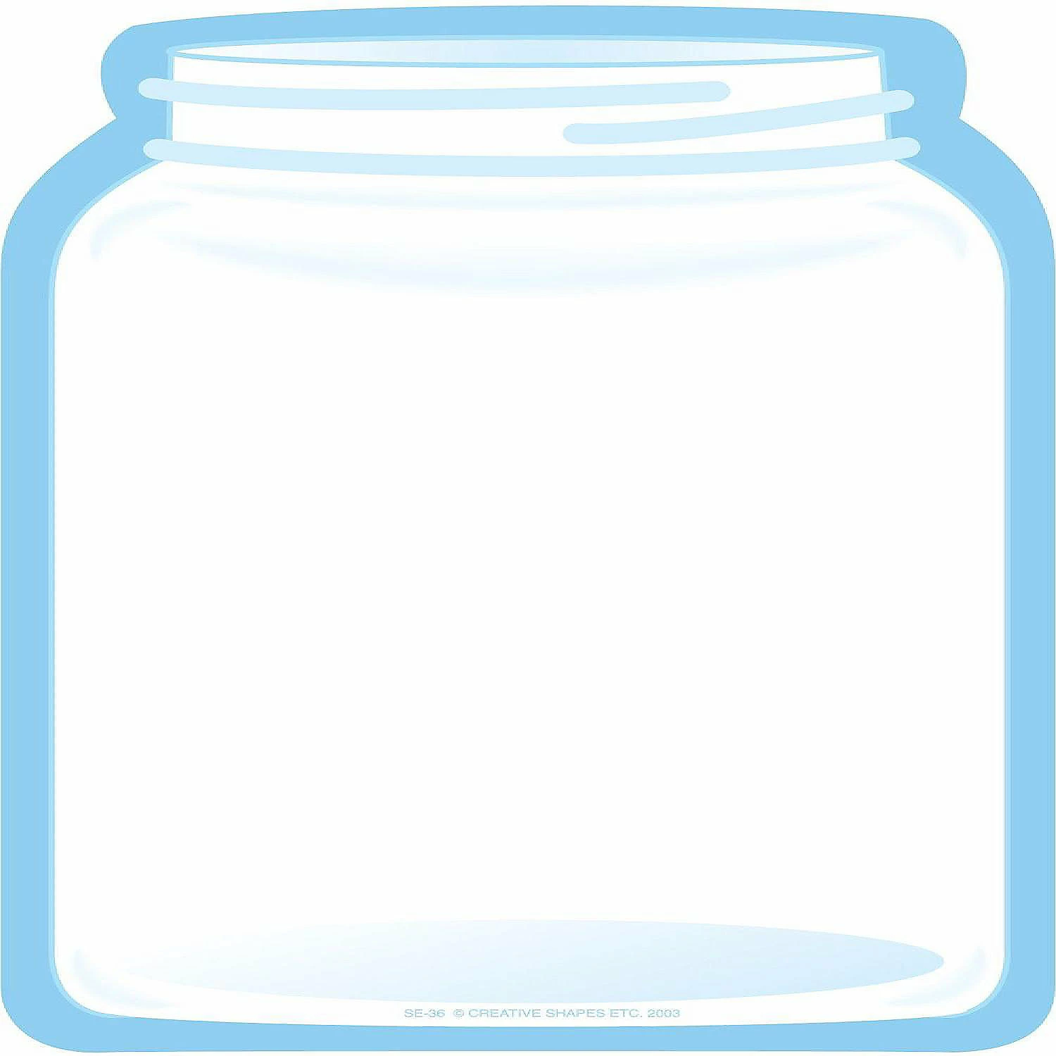 Cheap π― Creative Shapes Etc. - Large Notepad - Jar π