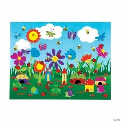Deals 🎁 DIY Flower Garden Sticker Scenes - 12 Pc. ⭐