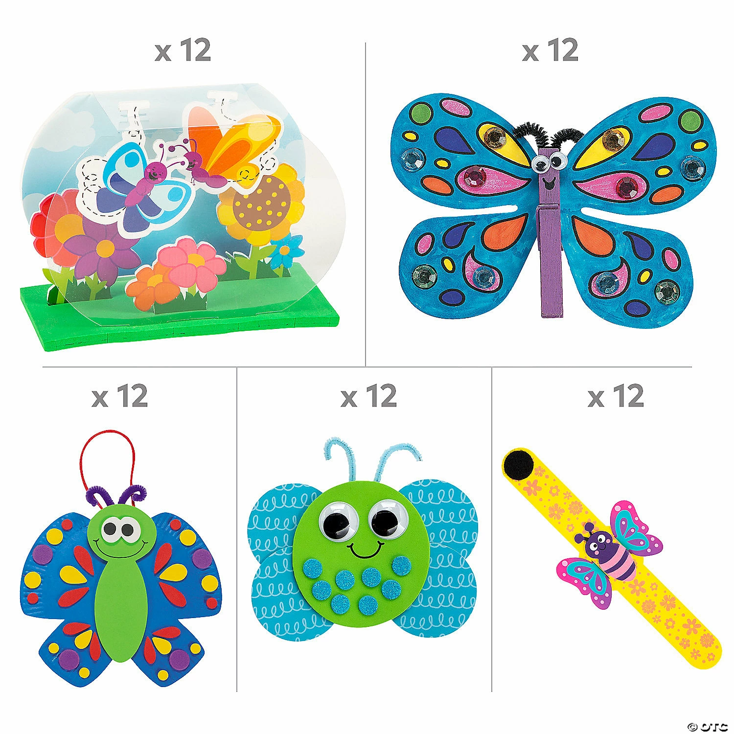 Cheapest π Fluttering Butterflies Craft Kit Assortment - Makes 60 π₯ - Image 2