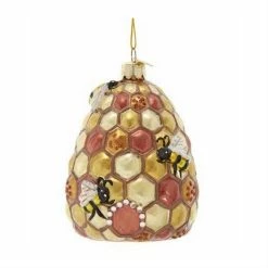 Coupon ❤️ Kurt Adler NB1564 Noble Gems Bee-Hive Glass Ornament, 4 👍