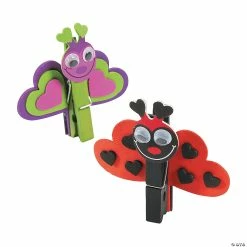 Coupon 🎁 Love Bug Clothespin Craft Kit - Makes 12 🎉