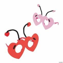 Cheapest 🎁 Love Bug Glasses Craft Kit - Makes 12 🎉