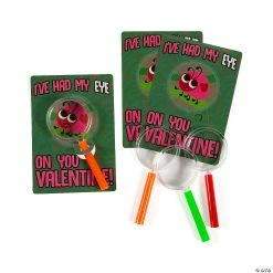 Wholesale ✔️ Magnifying Glass Valentine Exchanges with Ladybug Card for 24 ✨