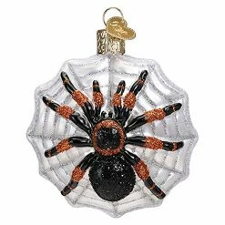 Best Pirce 👏 Old World 🎁 Christmas 26085 Glass Blown Tarantula Ornament 🔔