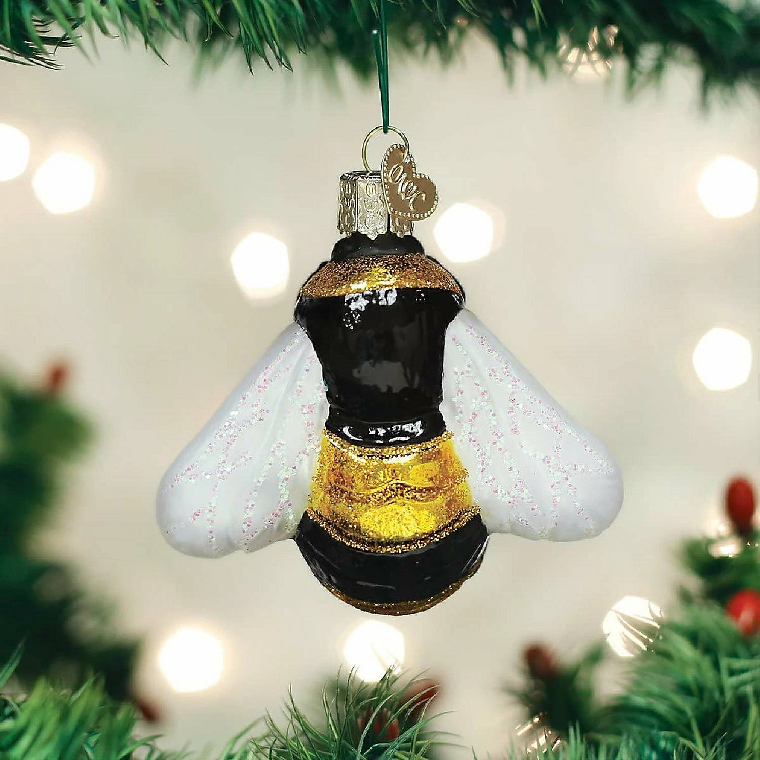 Flash Sale π₯ Old World π Christmas Bumblebee Glass Blown Ornament π - Image 2
