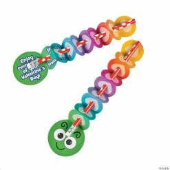 Buy 😍 Pencil & Inch Worm Valentine Exchanges with Card for 24 😀