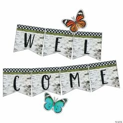 Budget 👏 Schoolgirl Style™ Woodland Whimsy Welcome Bulletin Board Set - 9 Pc. 🧨